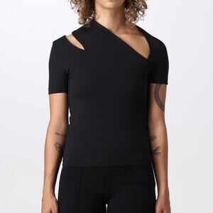 Helmut Lang Slash T-Shirt Black Size XS